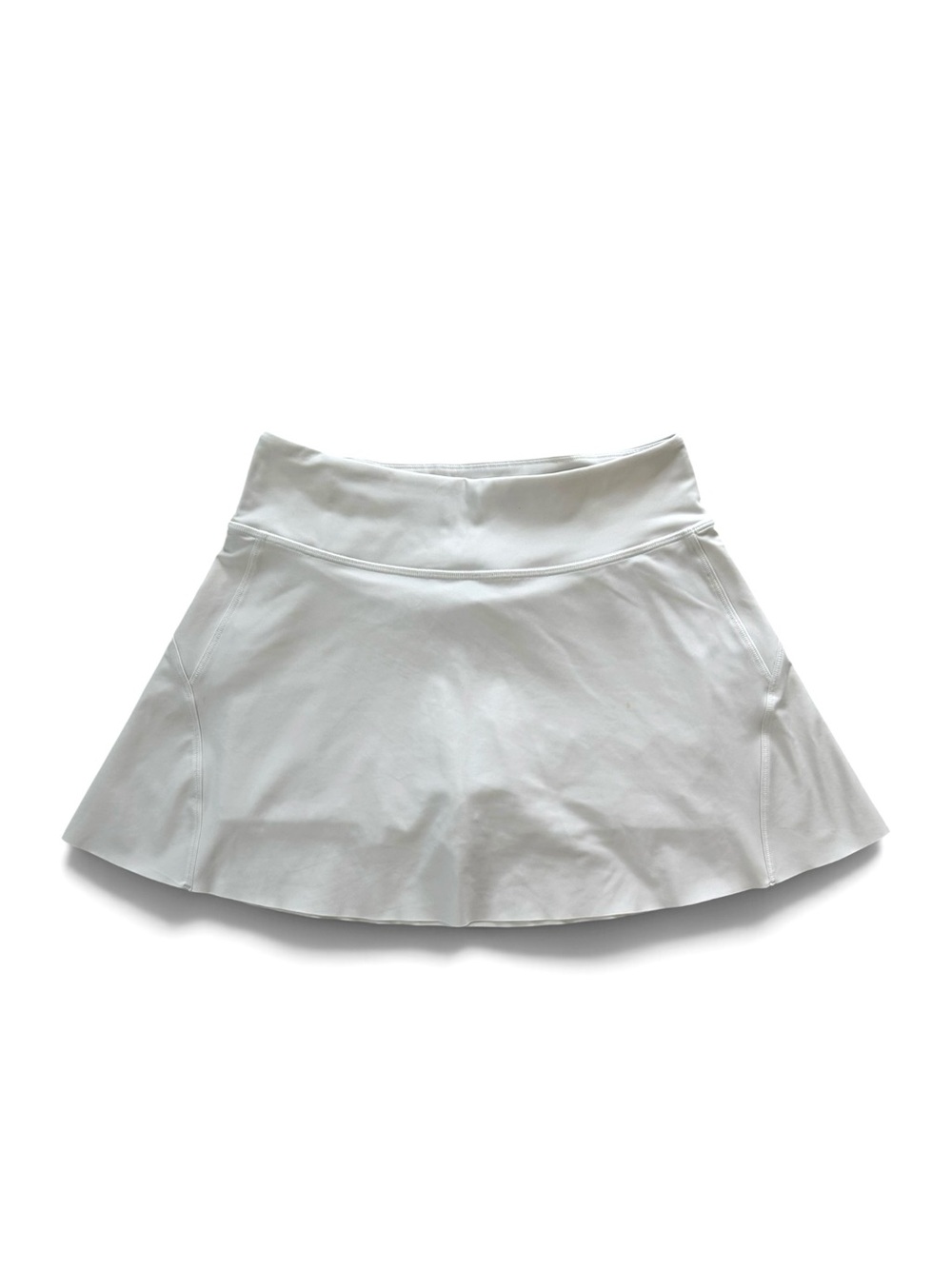 Athleta Girl Ace Skort - Sporty White Circle Skater Preppy Athletic Skirt